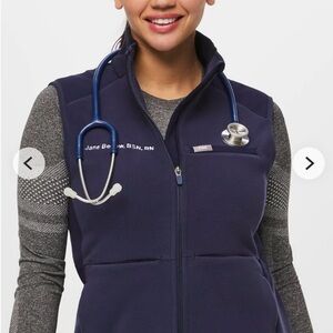 Figs On Shift Fleece Vest